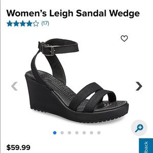 Women’s Croc Leigh Sandal Wedge Size 8